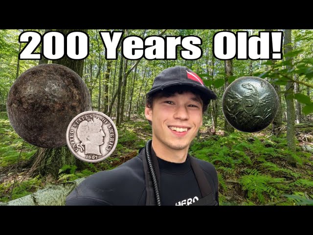 Cannon Balls and Silver Coins! | Metal Detecting Florida