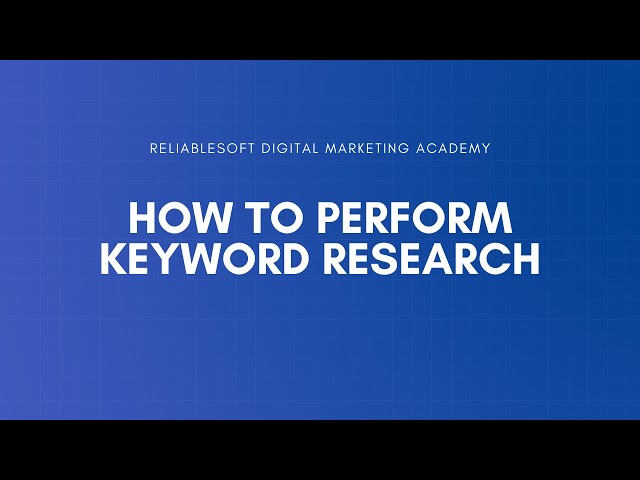 How to Perform Keyword Research (2 Methods That Actually Work)