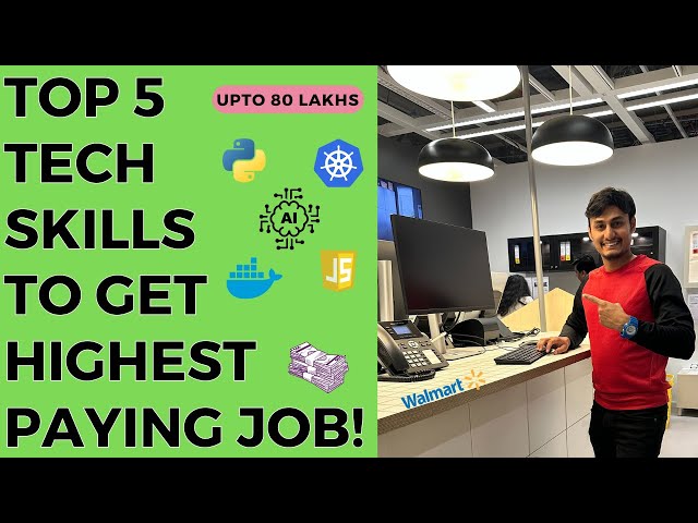 Top 5 Tech Skills to get Highest Paying Job | Software Engineer | Data Science | JavaScript