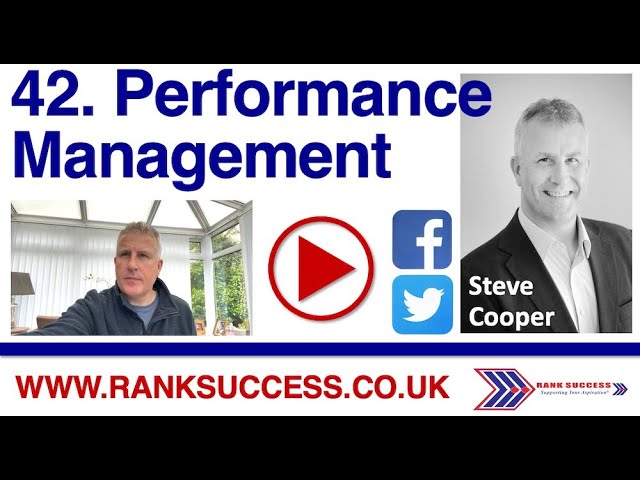 Police Promotion Success - Video 42: PERFORMANCE MANAGEMENT