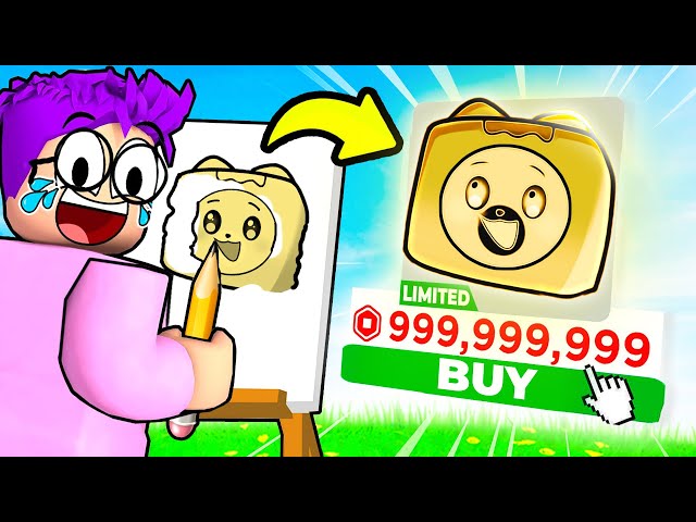 Whatever You DRAW, I'll BUY It Challenge - LANKYBOX ROBLOX DOODLE TRANSFORM!