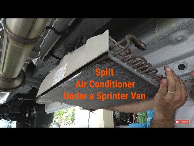 Sprinter Van Split Air Conditioner DIY RV Conversion