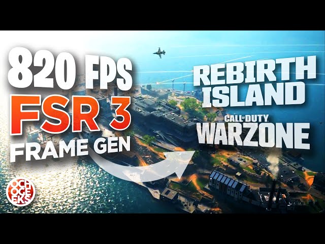 🚀800 FPS Warzone 3 | 1440p FSR 3 FG + AFMF | 📈FPS and Latency Comparison