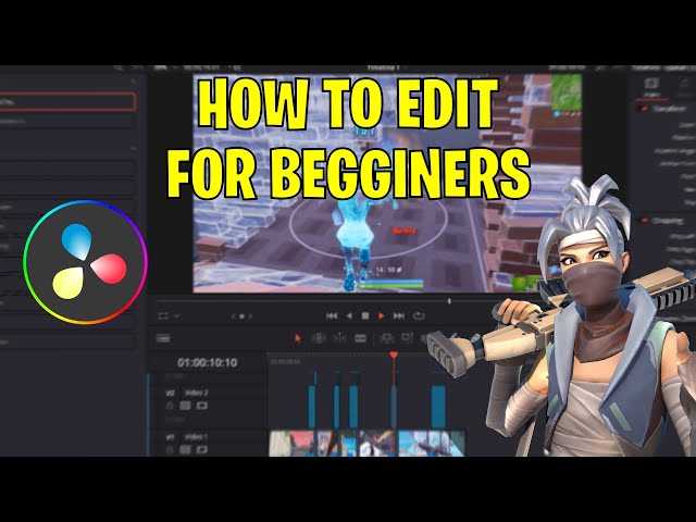 How to Edit a Fortnite Montage for *BEGINNERS* Davinci Resolve 17/18 Tutorial (No Plugins)
