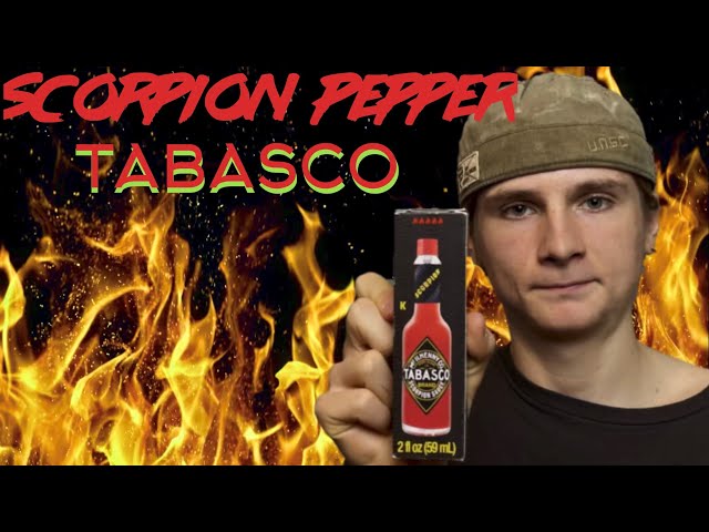 SCORPION PEPPER TABASCO SAUCE taste test!