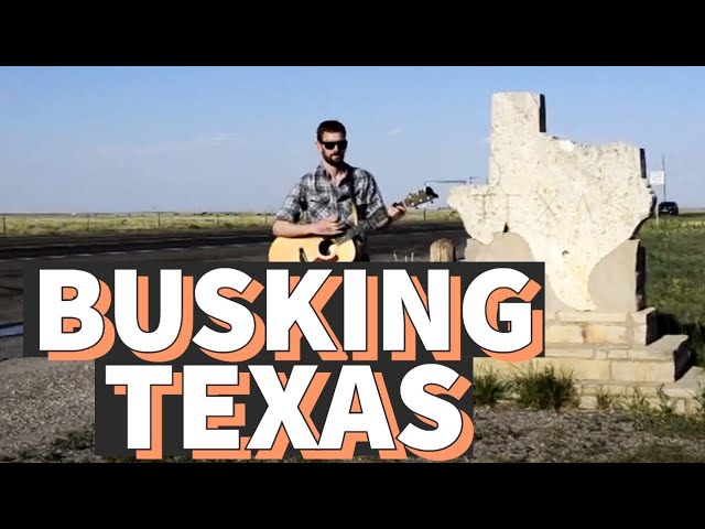 Busking Texas - A Songwriter Experience Busking (Songwriter Vlog)