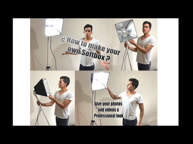 DIY Softbox Light (very cheap) - How to make your own Softbox