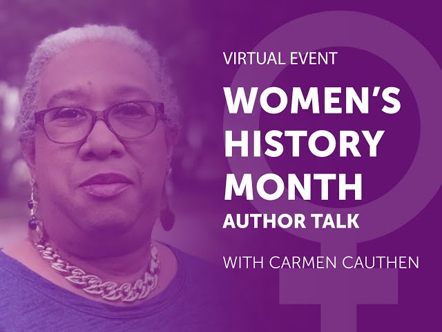 Women's History Month Author Talk: Historic Black Neighborhoods of Raleigh with Carmen Cauthen