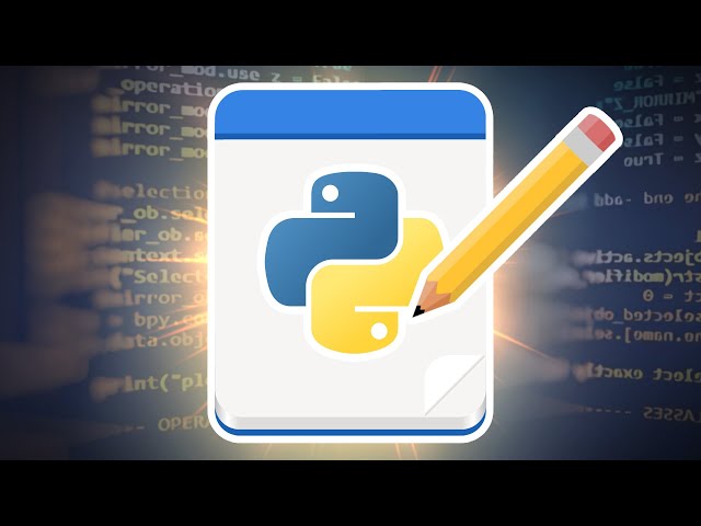 Intermediate Python Tutorial - Creating a Text Editor App
