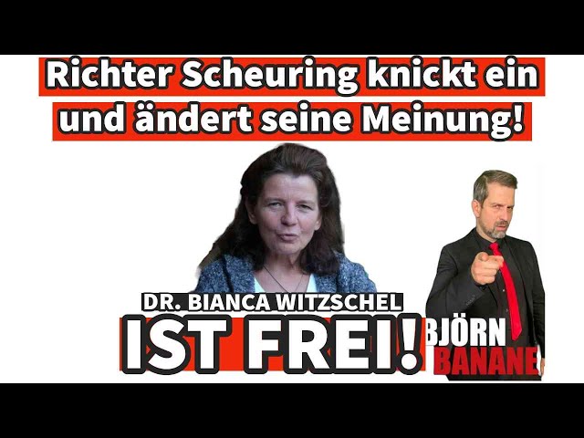 Dr. Bianca Witzschel ist frei!