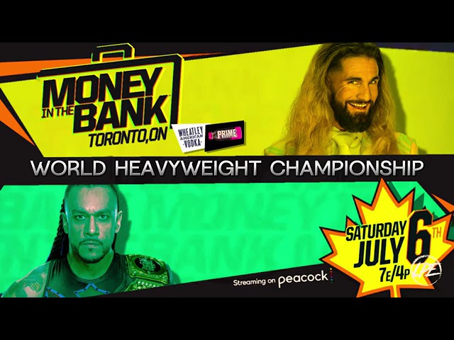WWE Money in the Bank 2024 - Match Card Official (MITB)