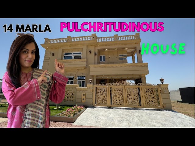 14 Marla Most  PULCHRITUDINOUS  House For Sale in Bahria Town Islamabad