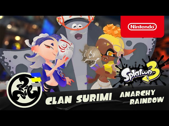 Splatoon 3 – Clan Surimi – Anarchy Rainbow (Nintendo Switch)
