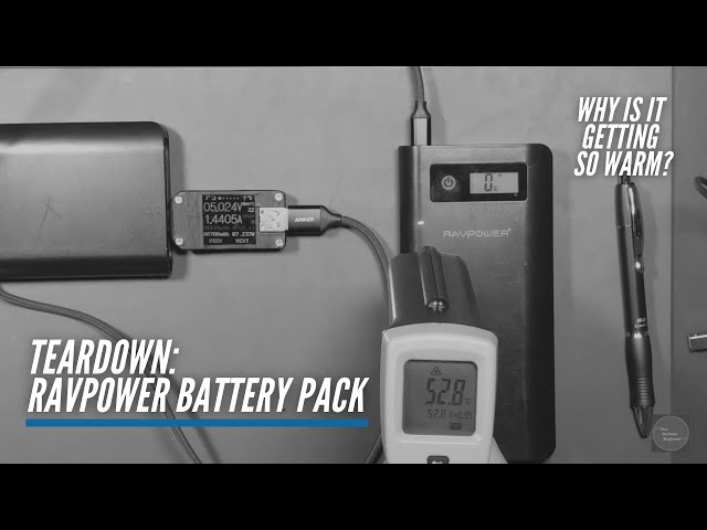 Teardown: RAVPower Battery Pack (Why is it getting so warm?)