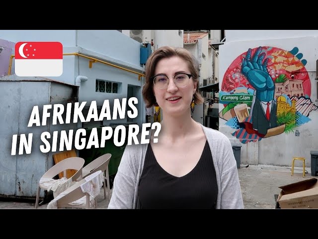 Finding Afrikaans words in Singapore! 🇸🇬