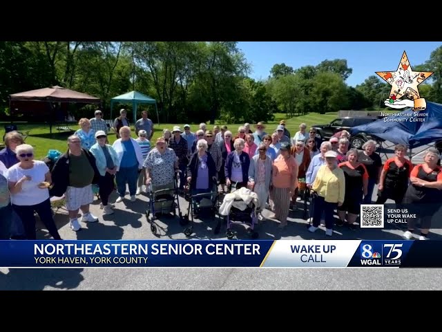 Northeastern Senior Center share a Wake Up Call for WGAL News 8 Today