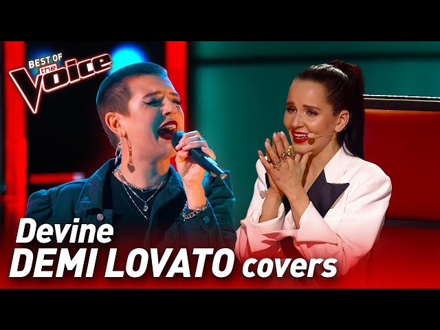 Gorgeous DEMI LOVATO covers in the Blind Auditions of The Voice | Top 10