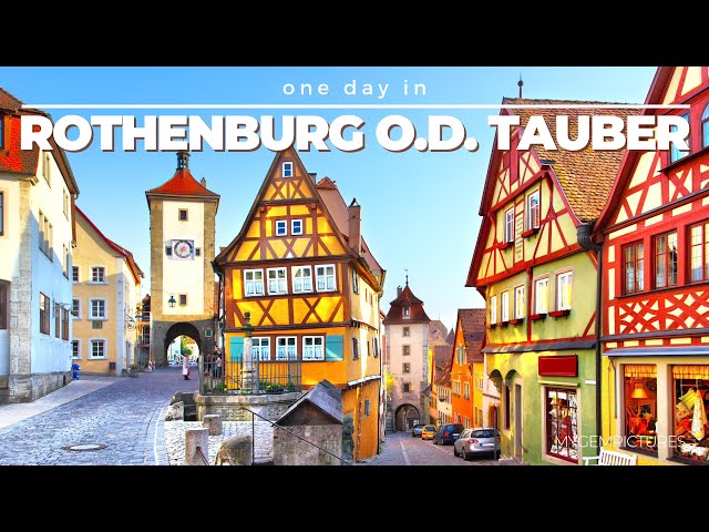 EIN TAG IN ROTHENBURG OB DER TAUBER (DEUTSCHLAND) 🇩🇪 | 4K | Eine Reise durch 1.000 Jahre Geschichte