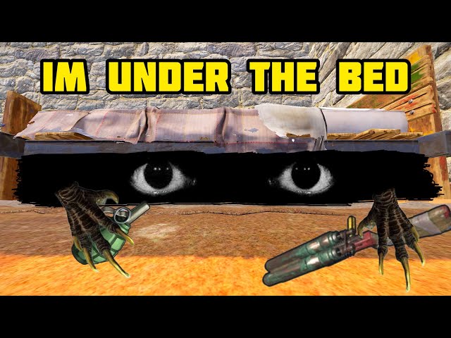 Hiding Under Beds in Rust (Trap Base)
