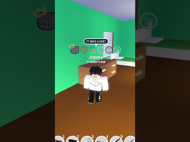 WHO DREW ON THE WALL??? #shorts #viral #roblox