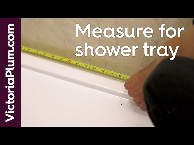 How to measure for your shower tray | Bathroom planning from Victoria Plum