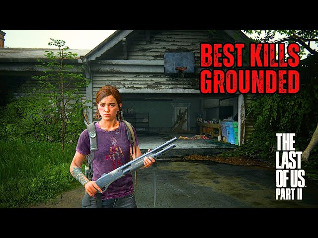 The Last Of Us Part 2 PS5 - Aggressive Kills • ELLIE Gameplay (GROUNDED)