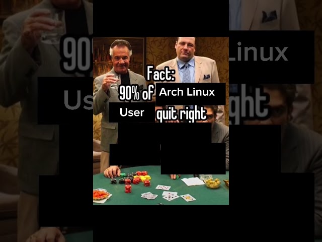 Memes that only Arch Linux Users understand part 3 #memes #shorts