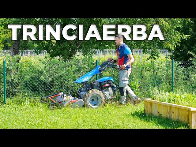 Tagliare l'erba con il MOTOCOLTIVATORE: come usare la trincia