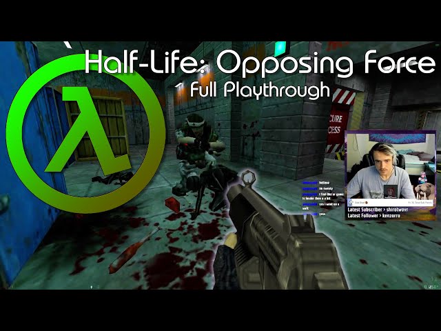 Half-Life: Opposing Force - Full Playthrough! ~* Half-Life Lore Series! *~