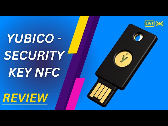 Yubico - Security Key NFC - Black - Two-Factor authentication (2FA) Security Key Review