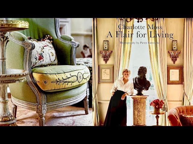 A Review: Interior Designer Charlotte Moss A Flair for Living & Gold Leaf or Paint - The Difference