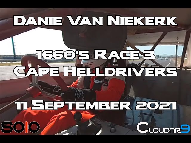CHD: 1660’s Race 3 with Danie Van Niekerk: 2021/09/11