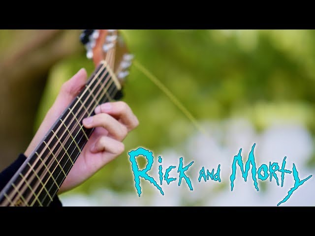 Rick and Morty Theme Song / Intro - Fingerstyle Guitar Cover