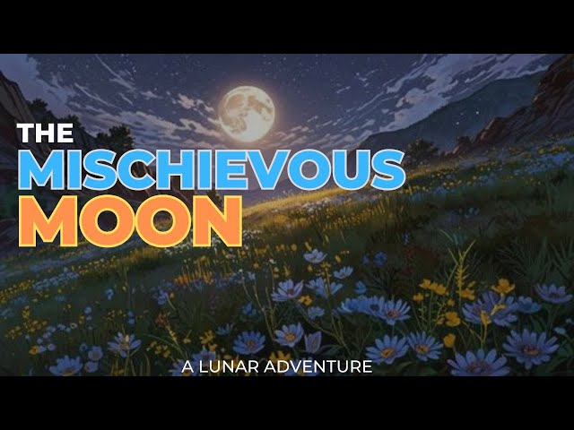 A Lunar Adventure: The Tale of 'The Mischievous Moon #kidsstories