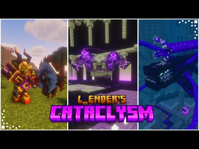 L_Ender's Cataclysm (Minecraft Mod Showcase) | New Bosses, Weapons & Structures | Forge 1.20/1.19