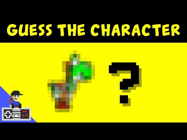 Guess the Super Mario character by the Pixels - Level UP Minigames