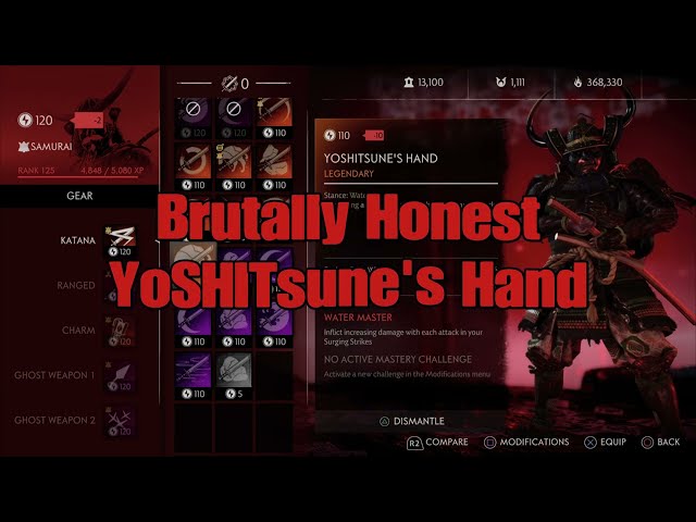 Brutally Honest | Yoshitsune's Hand | Ghost of Tsushima Legends