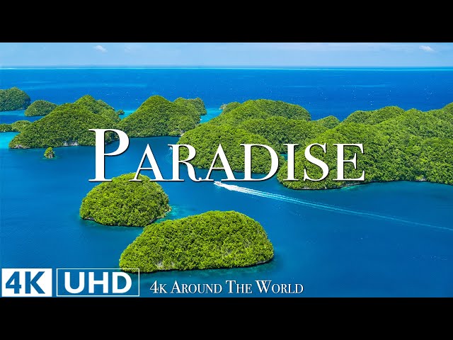 FLYING OVER PARADISE (4K UHD) - 아름다운 자연과 함께하는 편안한 음악(4K Video Ultra 