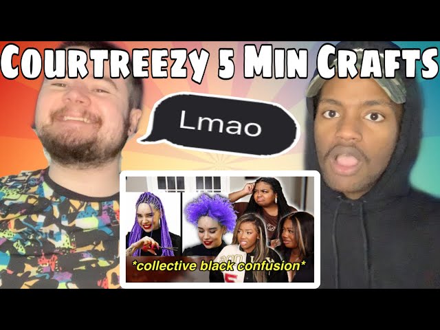 courtreezy '5 MIN CRAFTS NEEDS TO BE CANCELED' REACTION