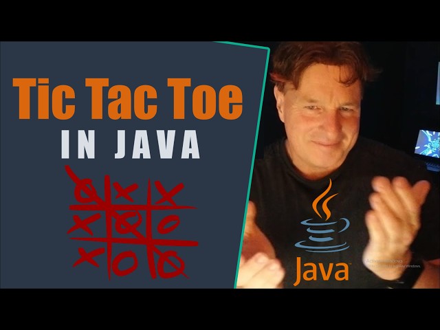 How to code a Java Tic Tac Toe Game Tutorial
