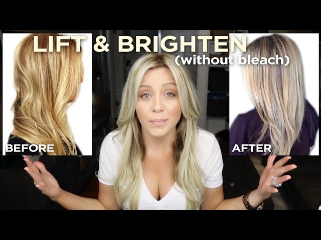 How To Lift and Brighten your blonde in one step, without bleach!