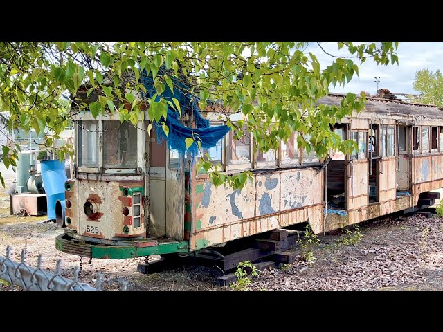Seattle Trams: What Remains of MMTB Car 525, A Melbourne's Art Tram by Les Kossatz in Tukwila 60fps