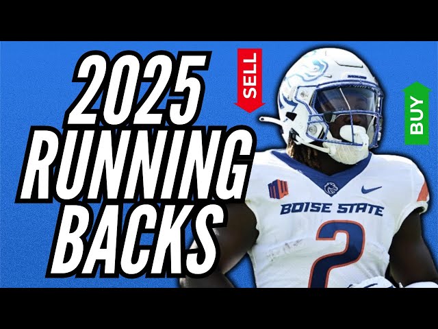 The 2025 Running Back Class is LOADED (RBs 1-8)