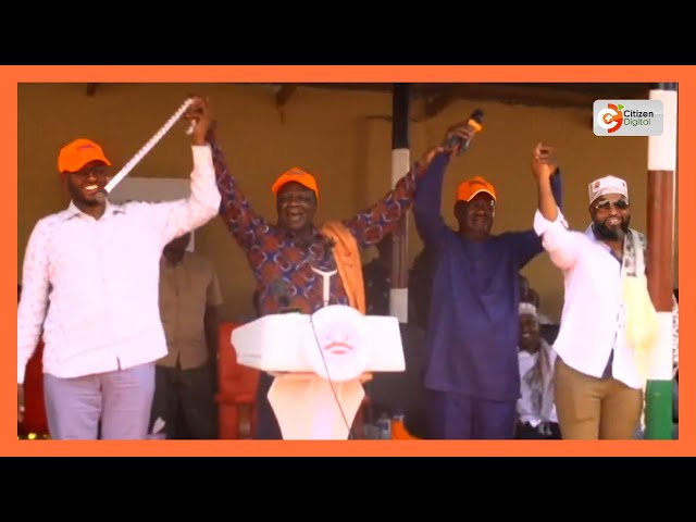 ODM leader Raila Odinga endorses Joho, Opranya for ODM leadership