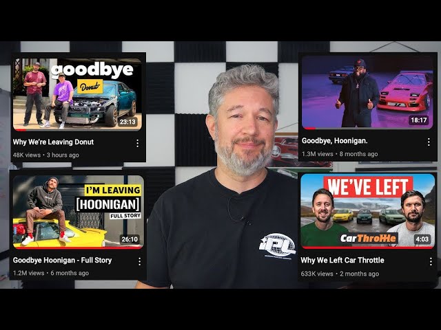 Why Everyone is Quitting BIG Automotive YouTube Channels (Donut, Hoonigan, CarThrottle)