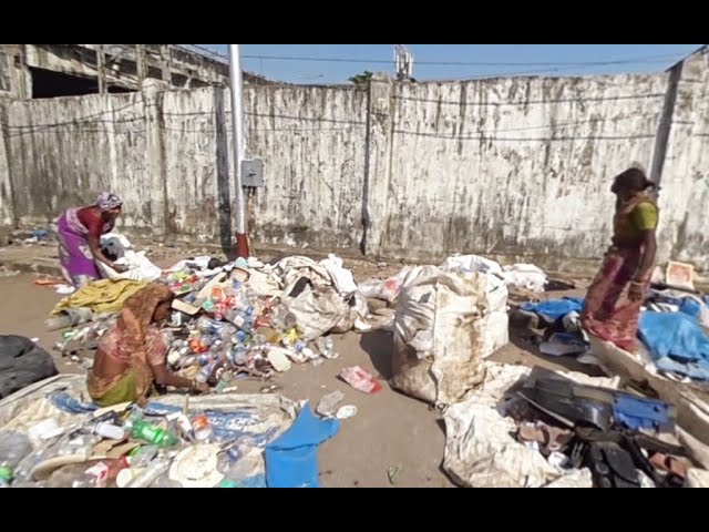 360-Grad-Video über Müllsammlerinnen in Indien