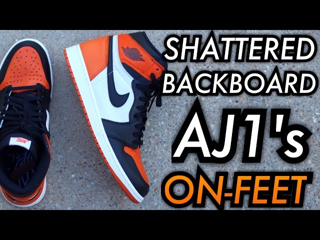 "Shattered Backboard" Air Jordan 1's W/ On-Feet Review...