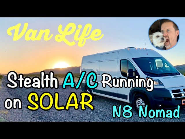 SOLAR Air Conditioning on a TINY budget | Van Life