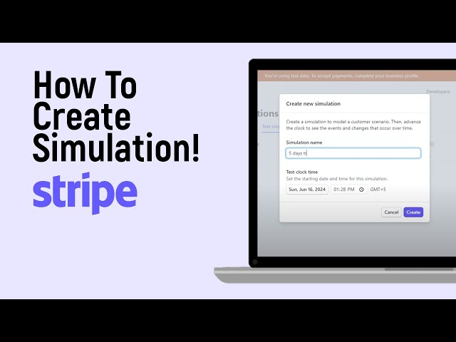 How to Create Simulation in Stripe Account [easy]