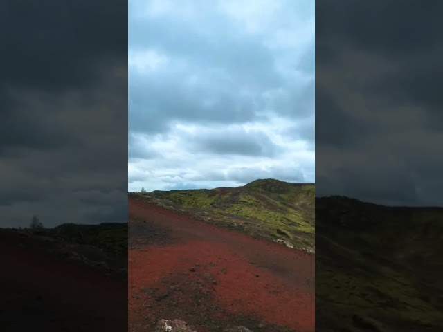 Iceland volcanic Kerid crater lake #goldencircle